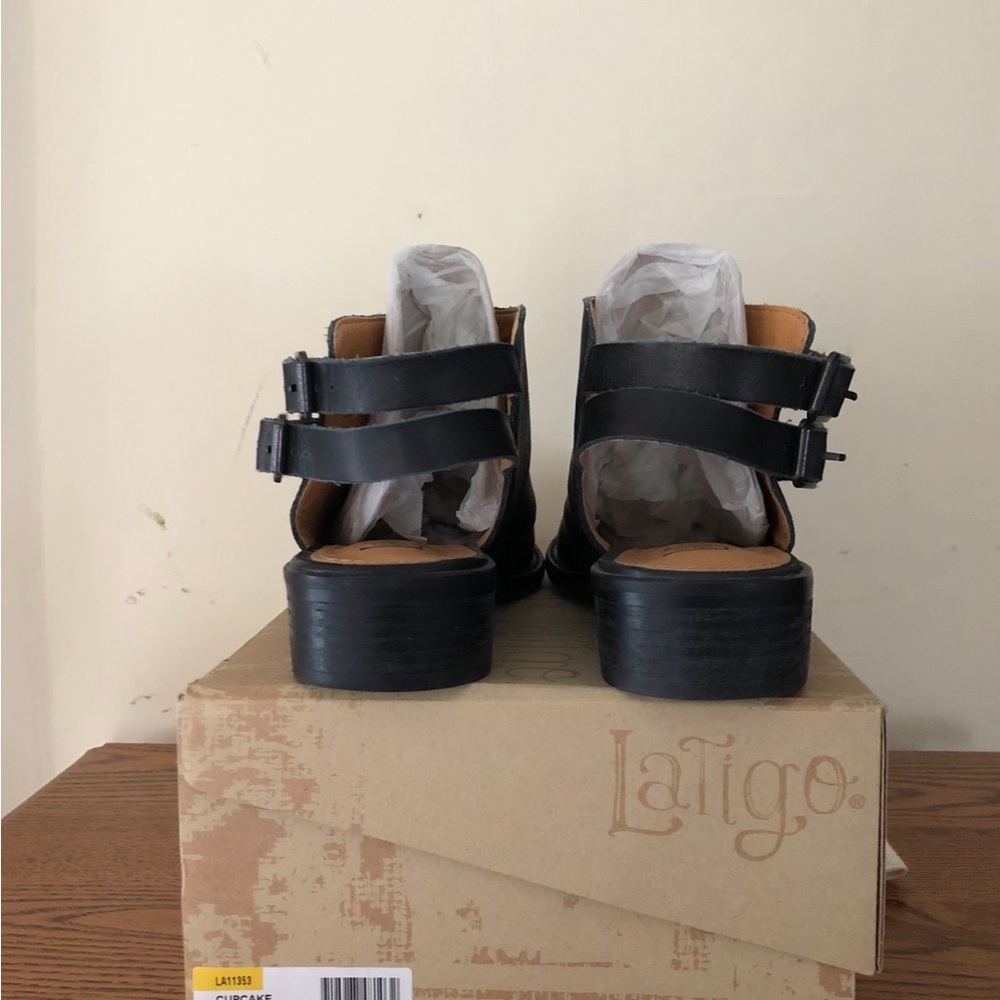 Latigo Cupcake Leather Bootie - Picture 4 of 4